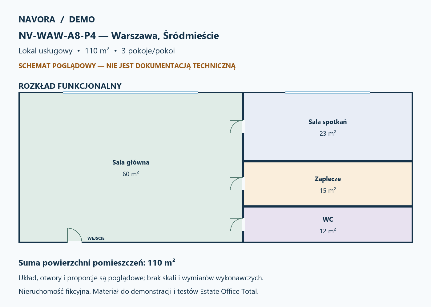 DEMO — schemat 110 m²