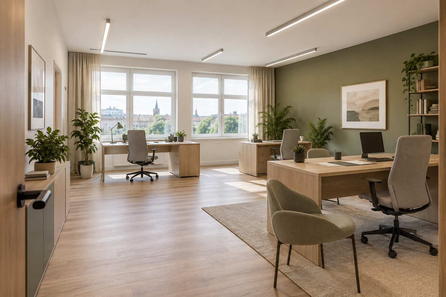 DEMO NAVORA — fikcyjne wnętrza i schemat NV-GDN-A20-P4, Gdańsk