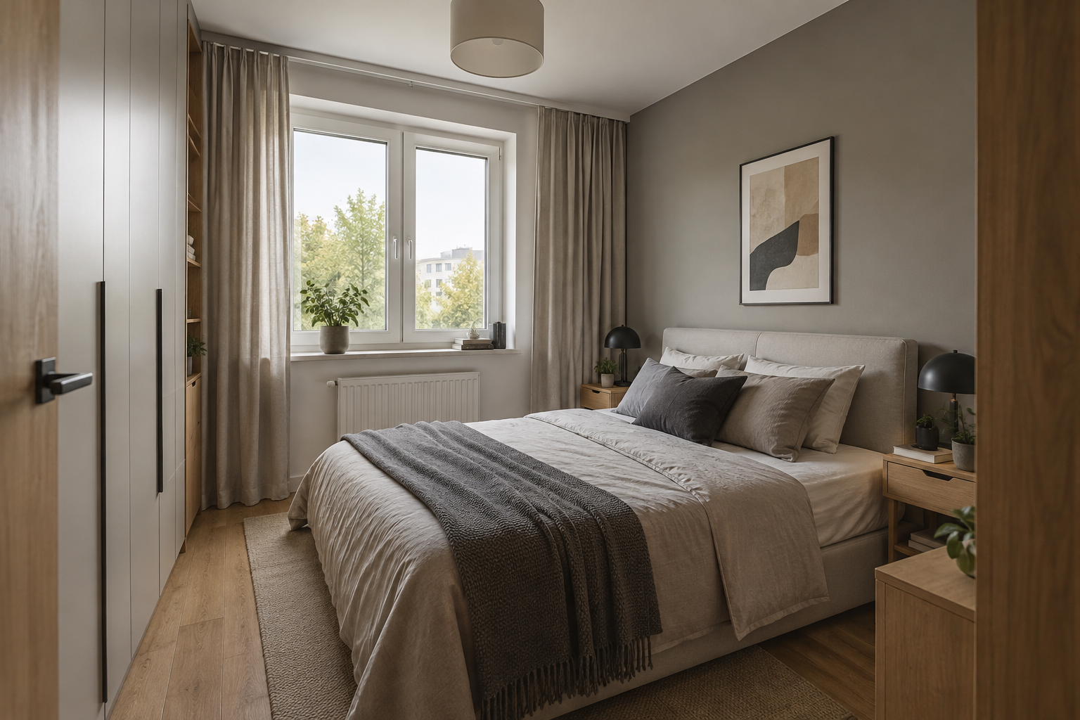 DEMO NAVORA — fikcyjne wnętrza i schemat NV-GDN-A22-P1, Gdańsk
